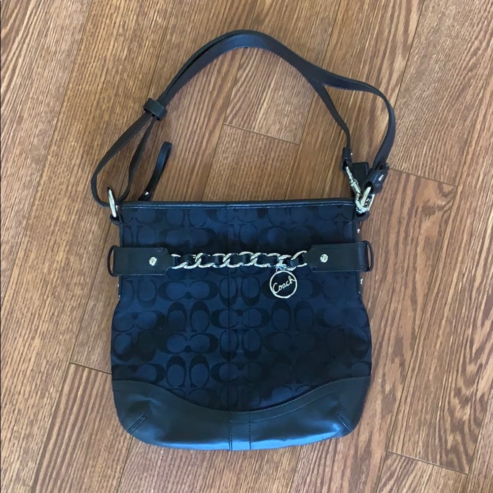 Coach black purse